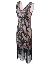 Load image into Gallery viewer, 1920S Sequined Flapper Dress