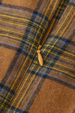 Load image into Gallery viewer, Brown Plaid BowKnot 3/4 Sleeve 1950S Vintage Dress With Button