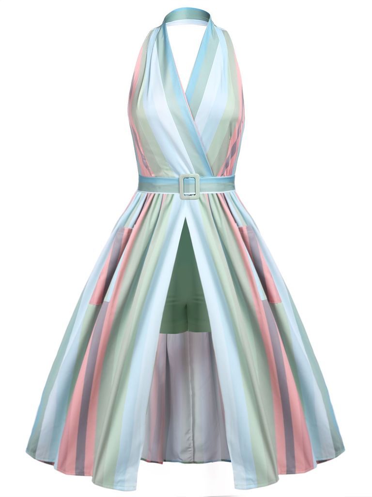 The Marvelous Mrs.Maisel Costume Dress Stripe Vintage Dress Set WIth P Jolly Vintage The Marvelous Mrs.Maisel Costume Dress Stripe Vintage Dress Set WIth P Jolly Vintage