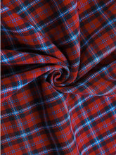 Load image into Gallery viewer, 1950S Plaid 3/4 Sleeve Vintage Dress 