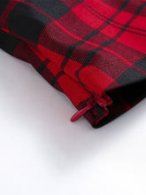 Load image into Gallery viewer, 1950S Plaid Puff Sleeve Crop Tops