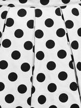 Load image into Gallery viewer, 1950S Polka Dots High Wasit Pleated Swing Skirt 